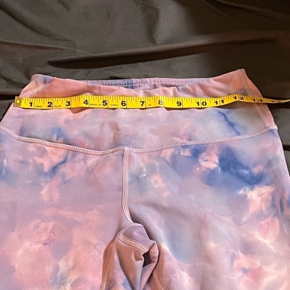 Zella Size Small Yoga leggings pink and purple clouds - Picture 3 of 5